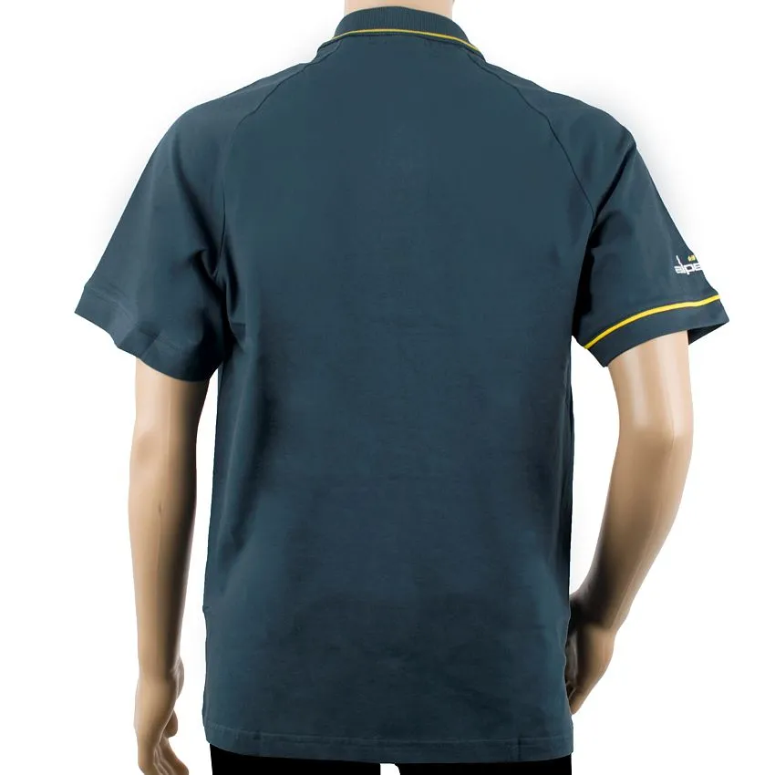 ALPEN ALPEN POLO SHIRT NAVY BLUE LARGE TC01033