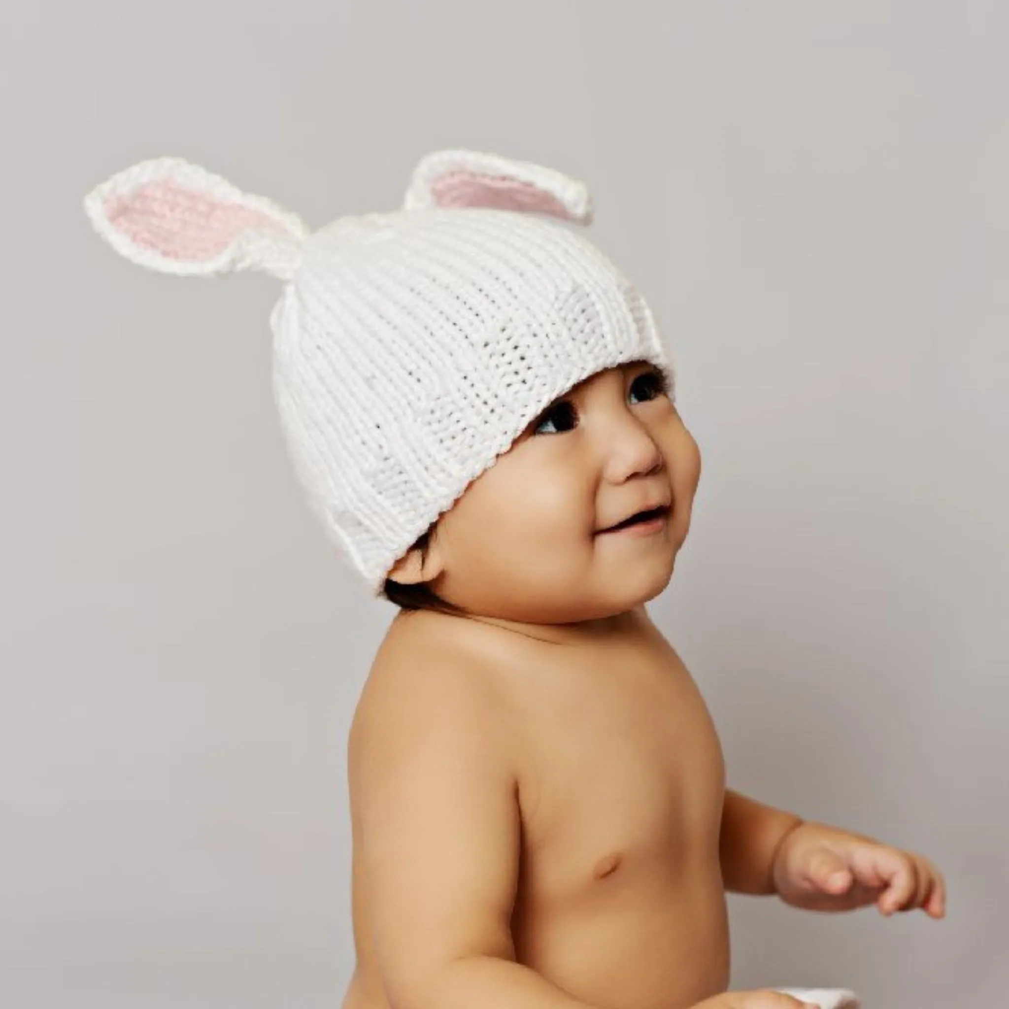 Bamboo Bailey Bunny Hand-knit Hat