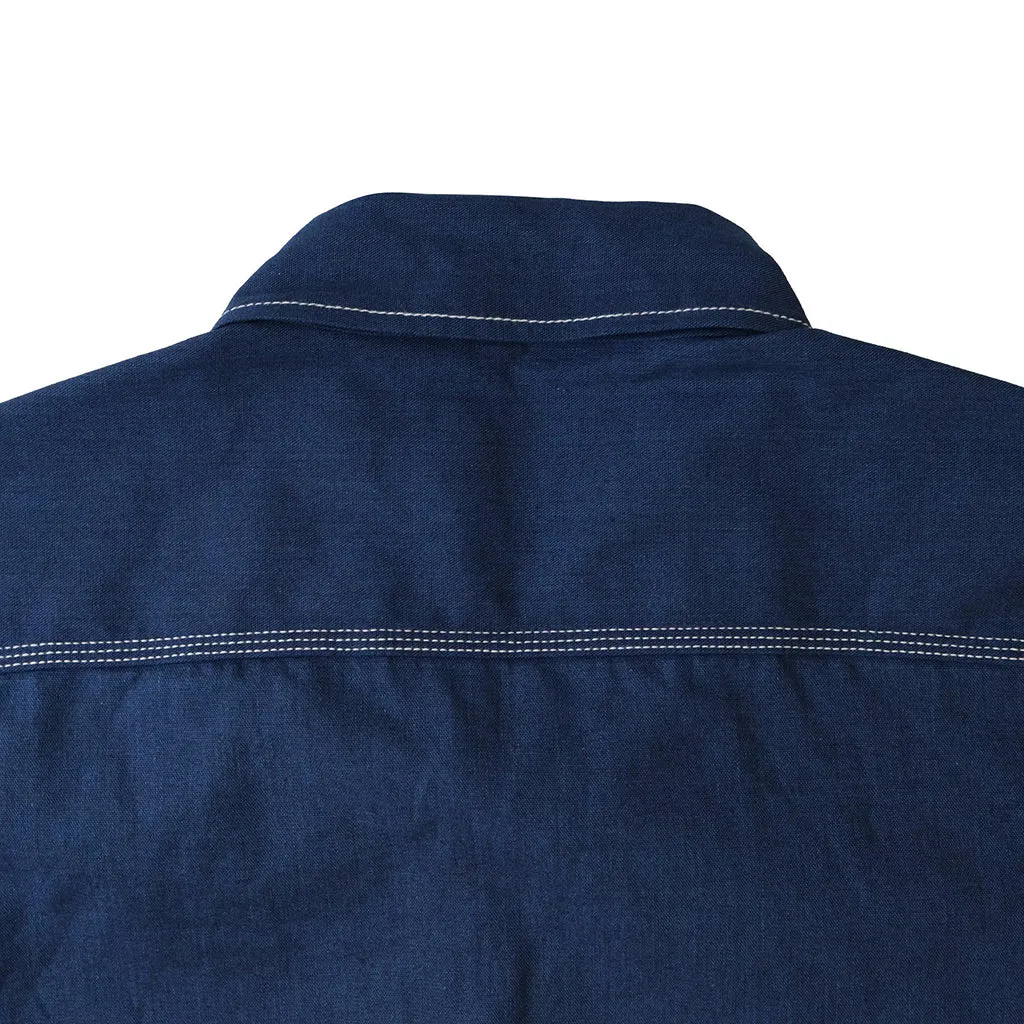 Big John Deep Indigo Selvedge Chambray Work Shirt