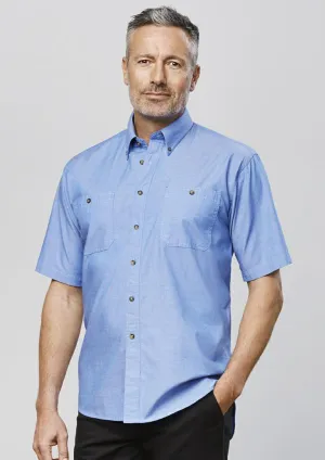 Biz Collection SH113 Mens Chambray S/S Shirt