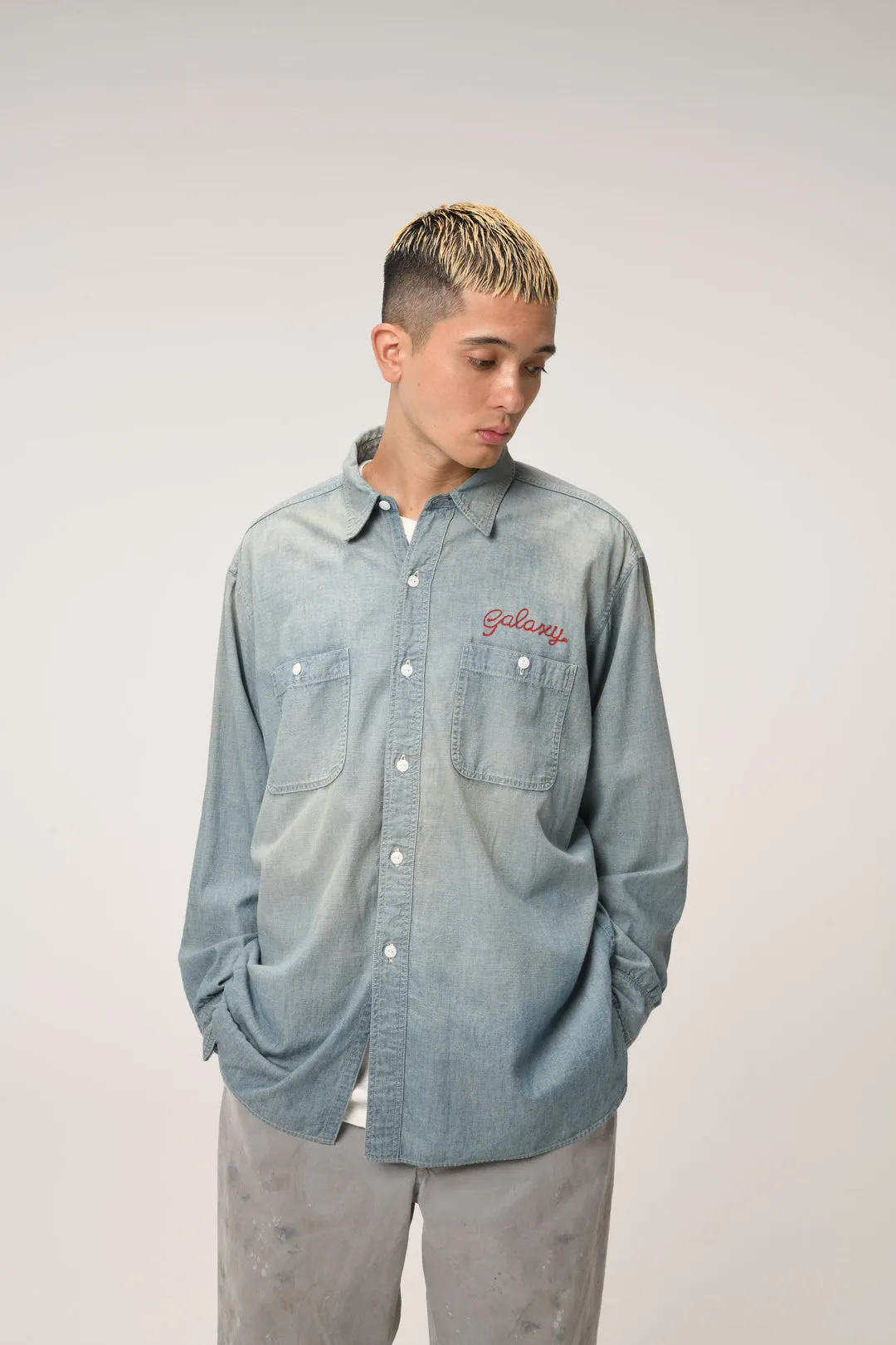 〈BOW WOW〉GALAXY SYRUP CHAMBRAY SHIRTS