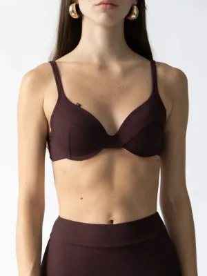 Celeste - Underwire Swim Bra - Espresso | Espresso