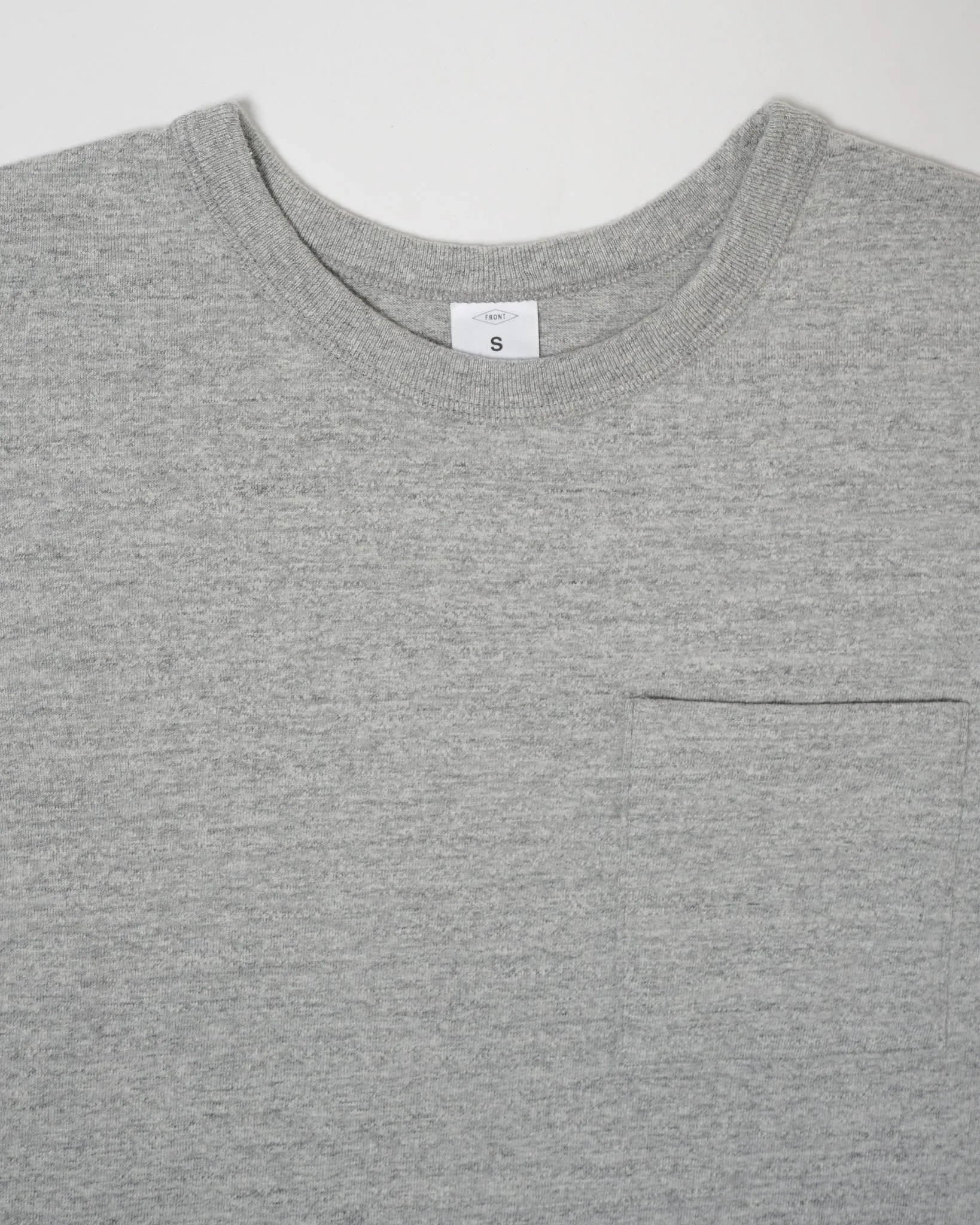 Cotton-Rayon Pocket T-shirts Grey