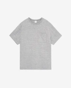 Cotton-Rayon Pocket T-shirts Grey