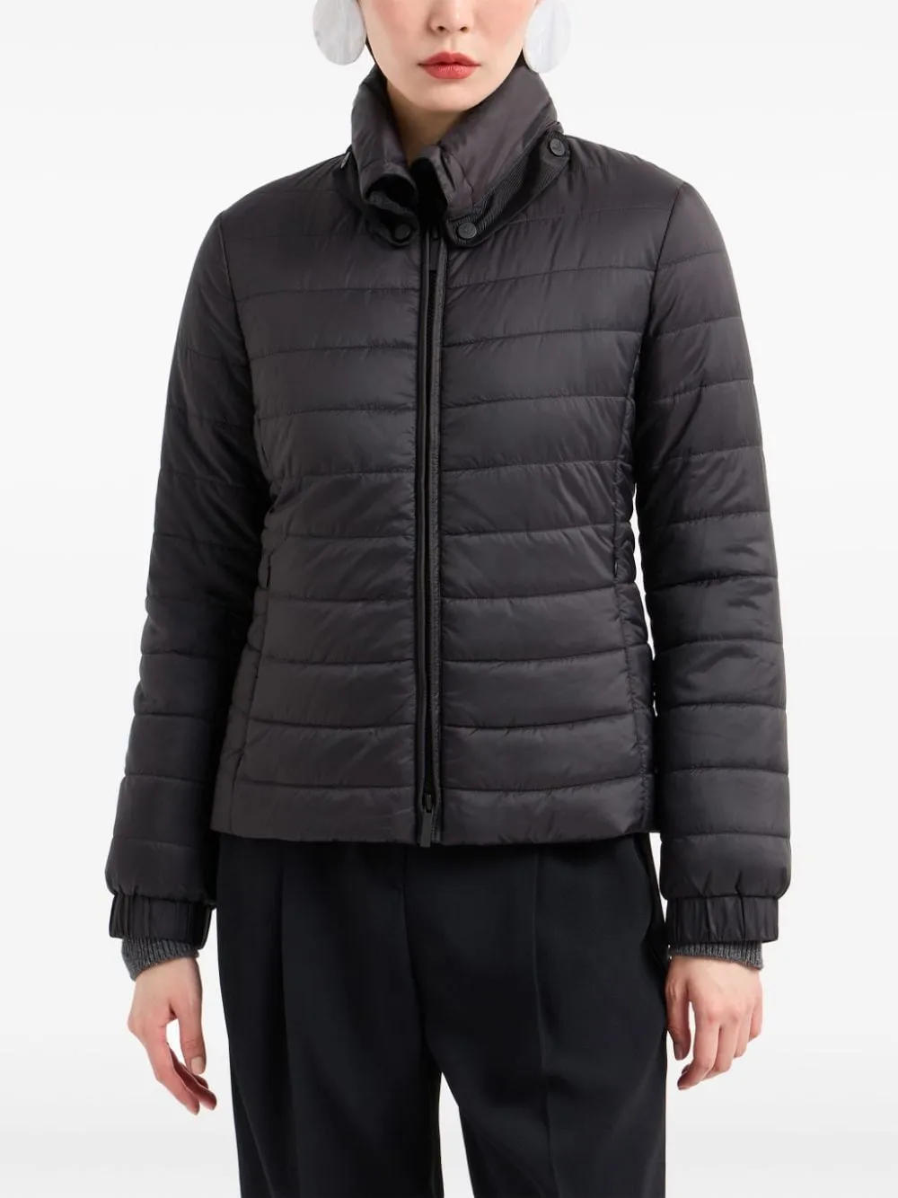 Emporio Armani Coats Black