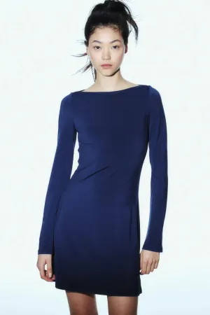 H&M Jersey Boat Neck Dress, Blue