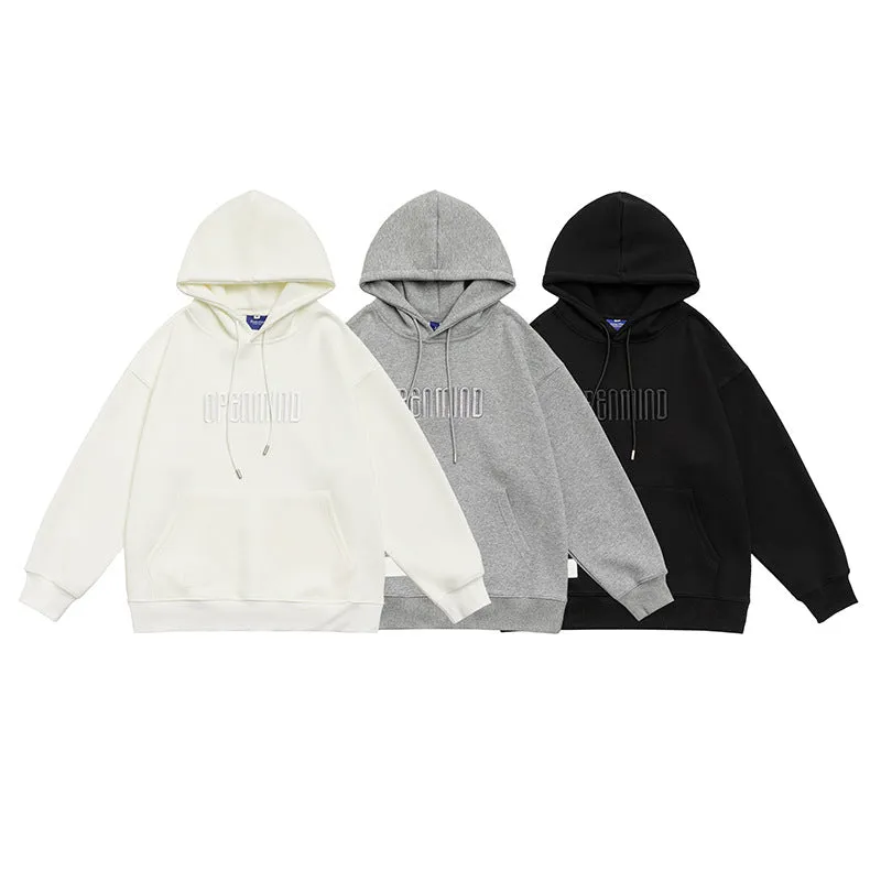 Hooded Sweater Men's Fashion Brand Letter Embroidery