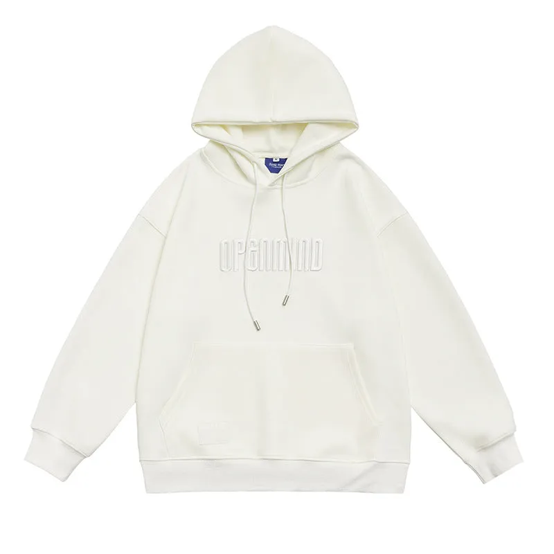 Hooded Sweater Men's Fashion Brand Letter Embroidery