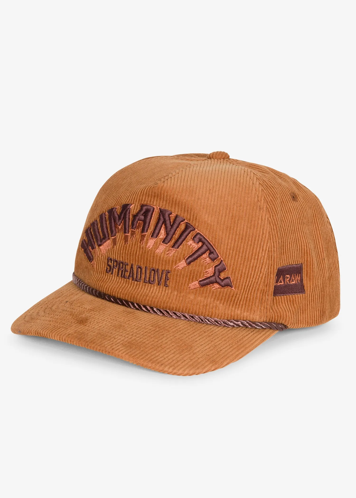 HUMANITY  CORDUROY HAT BROWN