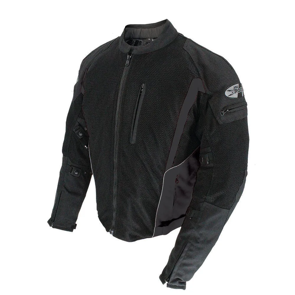 Joe Rocket Analog Mens Mesh Jacket Black/Black Tall