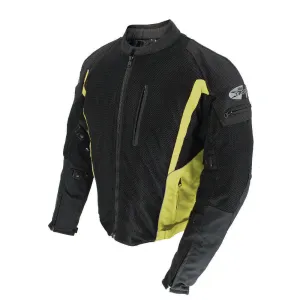 Joe Rocket Analog Mens Mesh Jacket Black/Hi-Viz