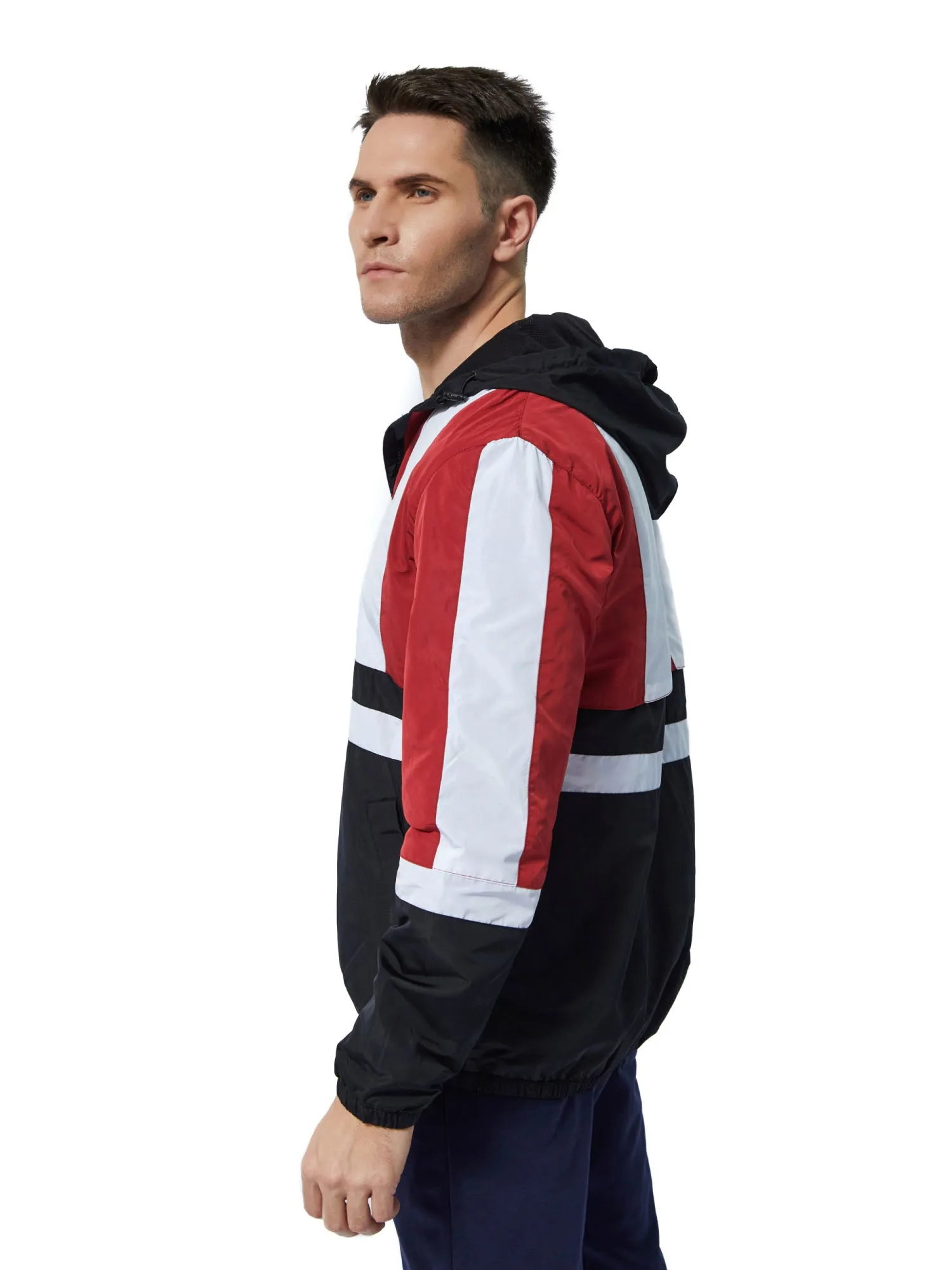 Men’s Amaryllis Color Block Windbreaker