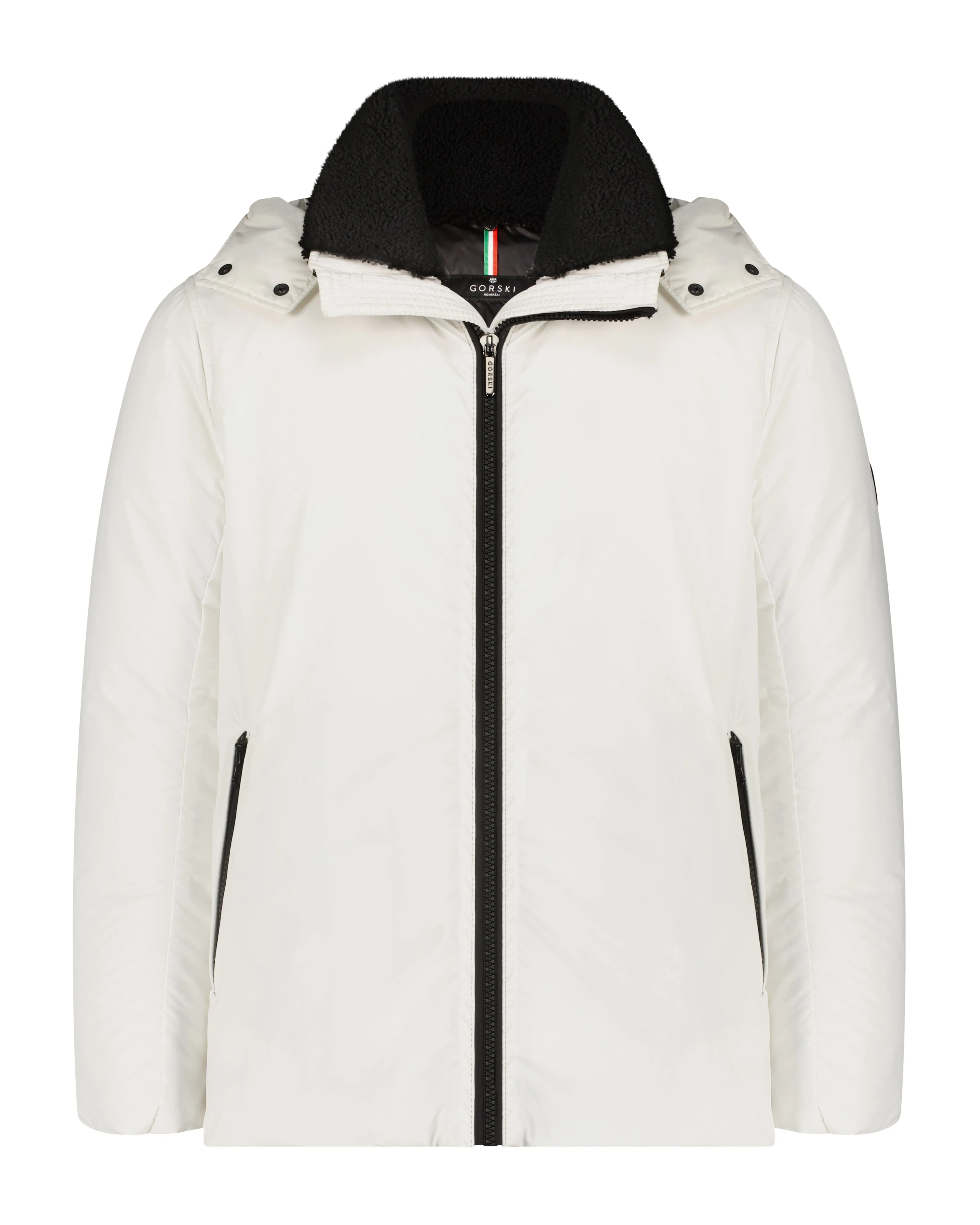 Men's Après-Ski Parka with Detachable Shearling Lamb Trim