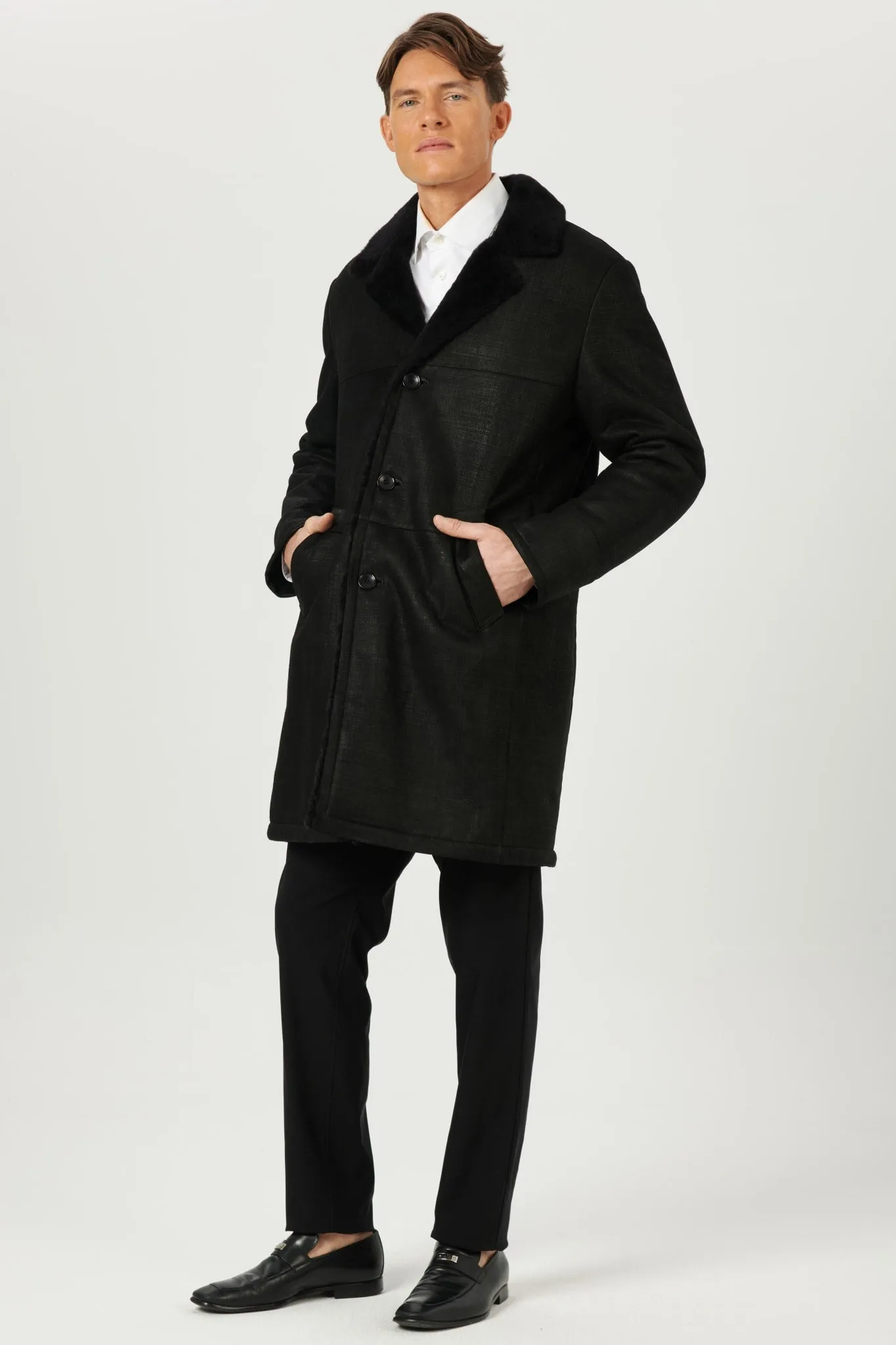 Men's Select Shearling Lamb Short Coat