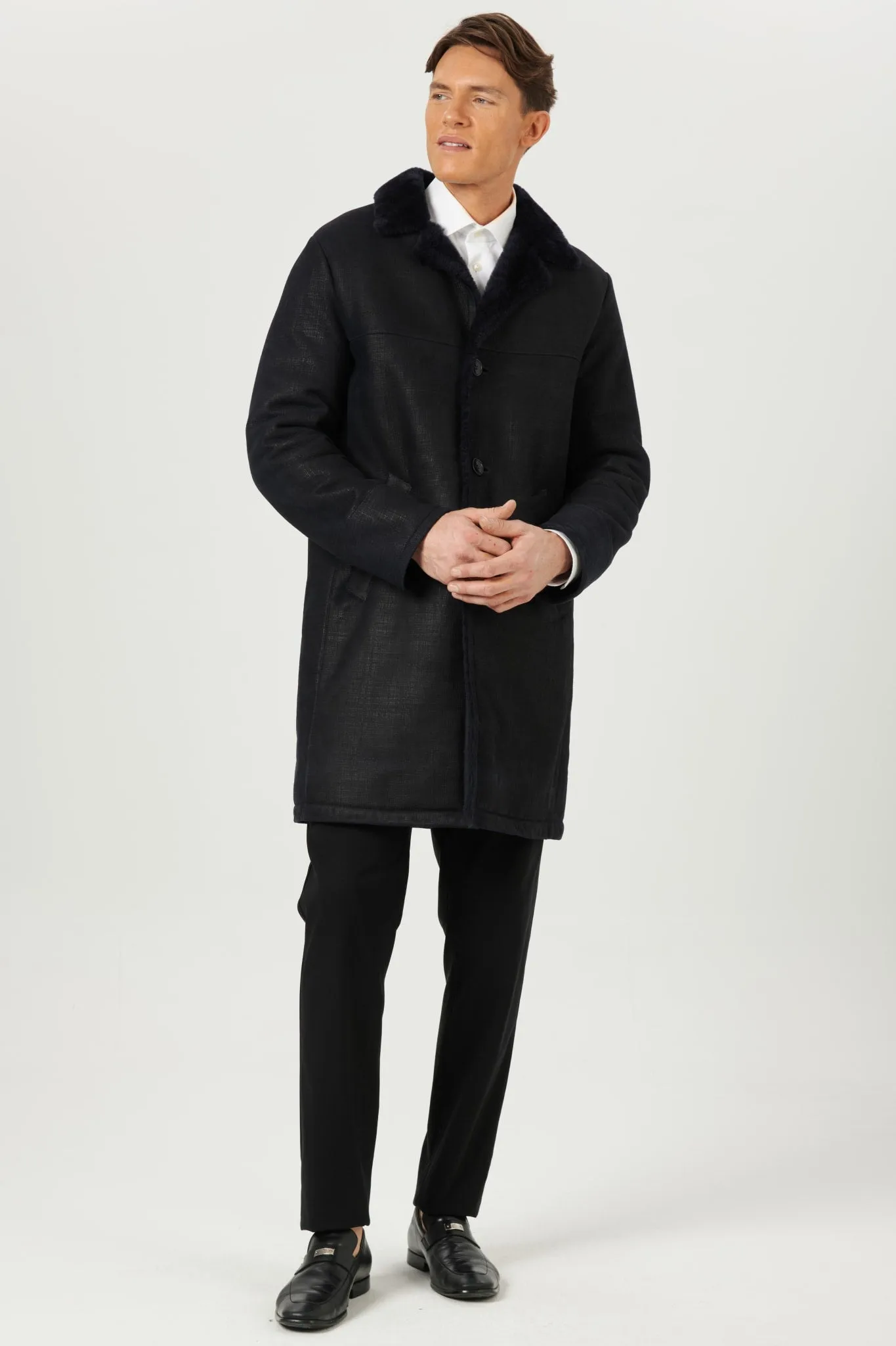 Men's Select Shearling Lamb Short Coat