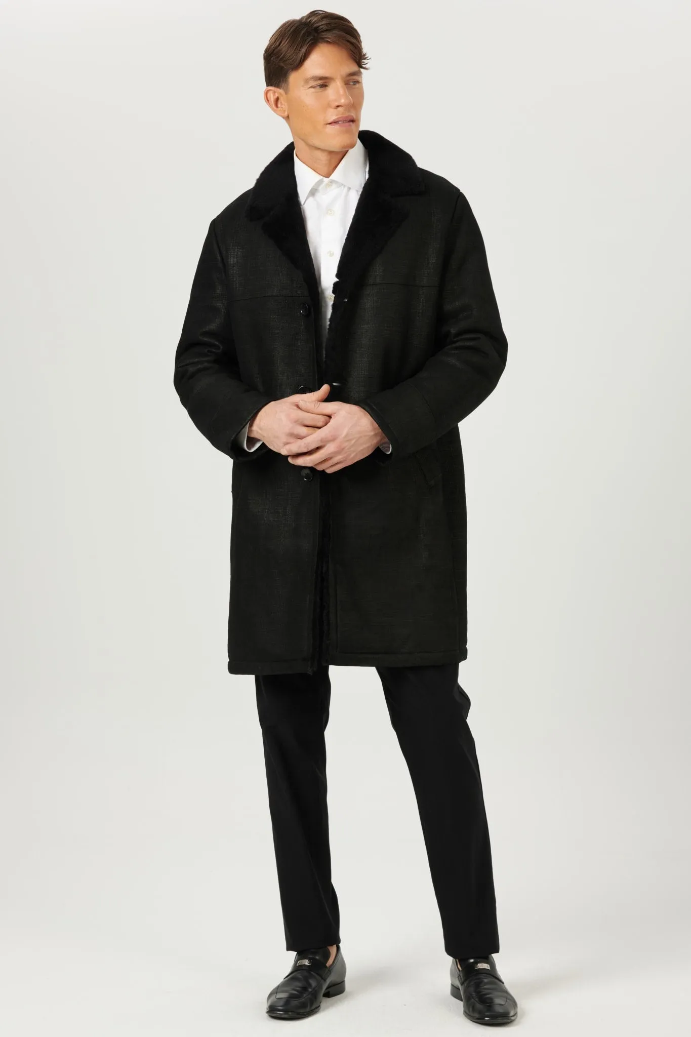 Men's Select Shearling Lamb Short Coat