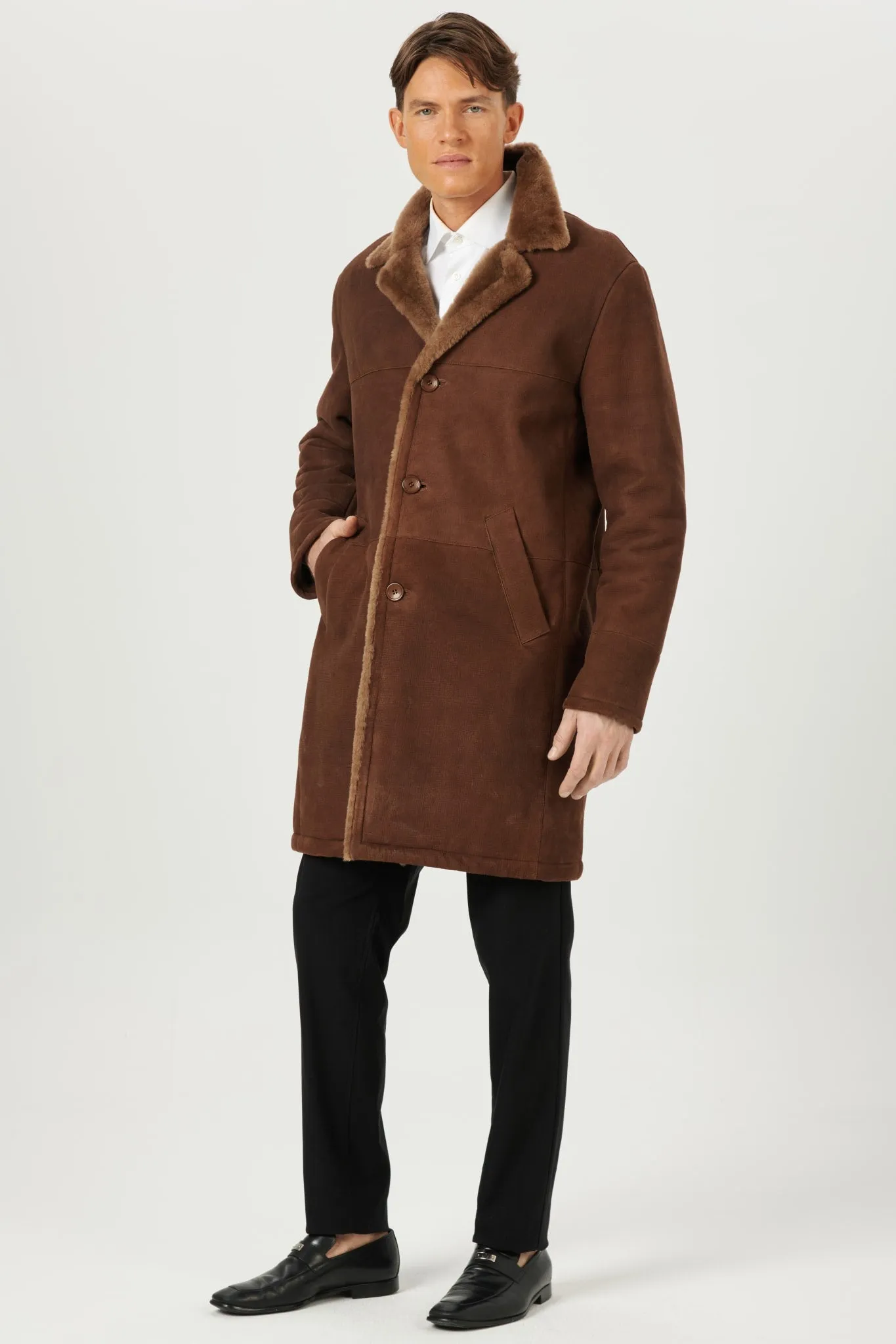 Men's Select Shearling Lamb Short Coat