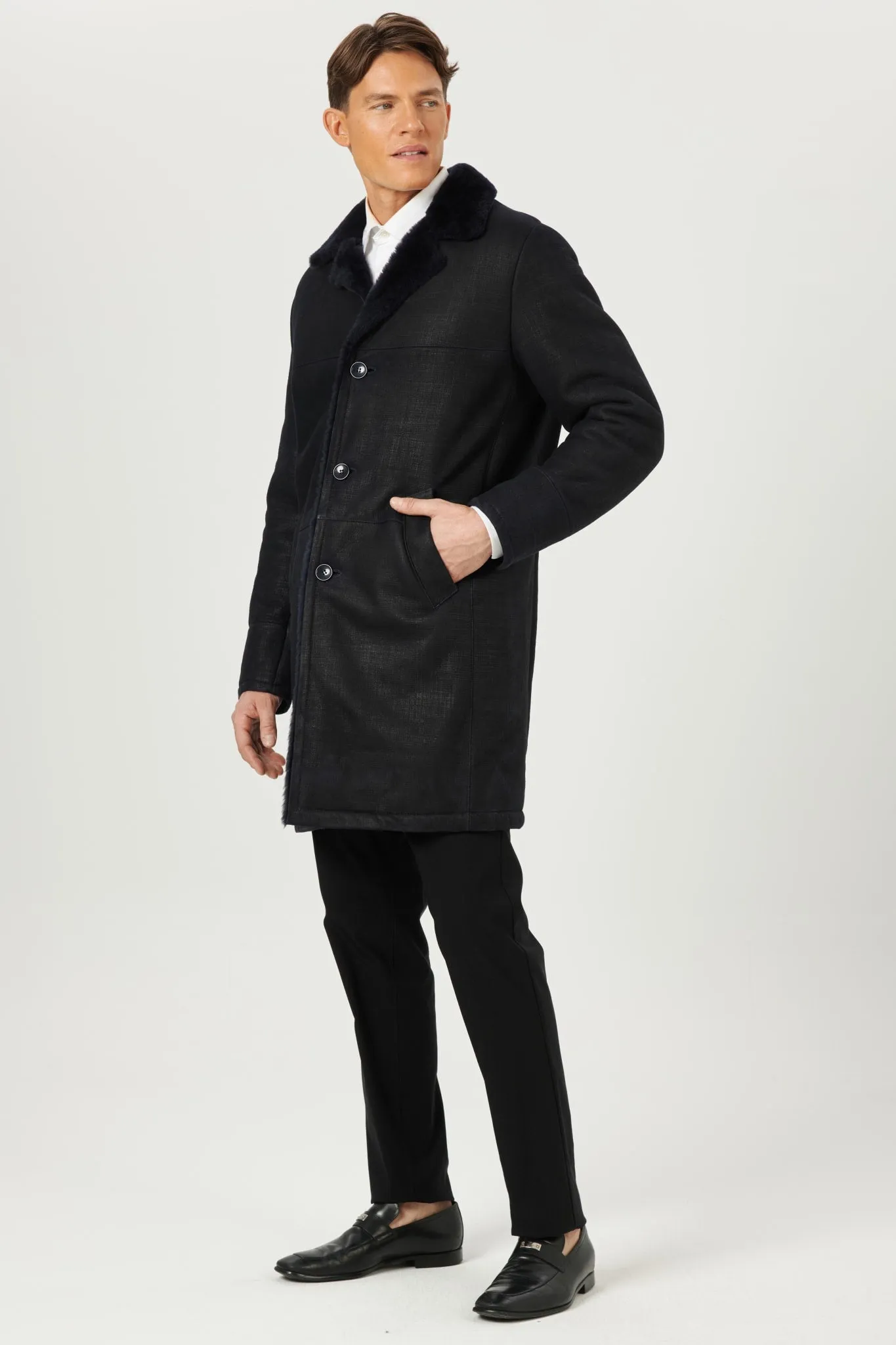 Men's Select Shearling Lamb Short Coat