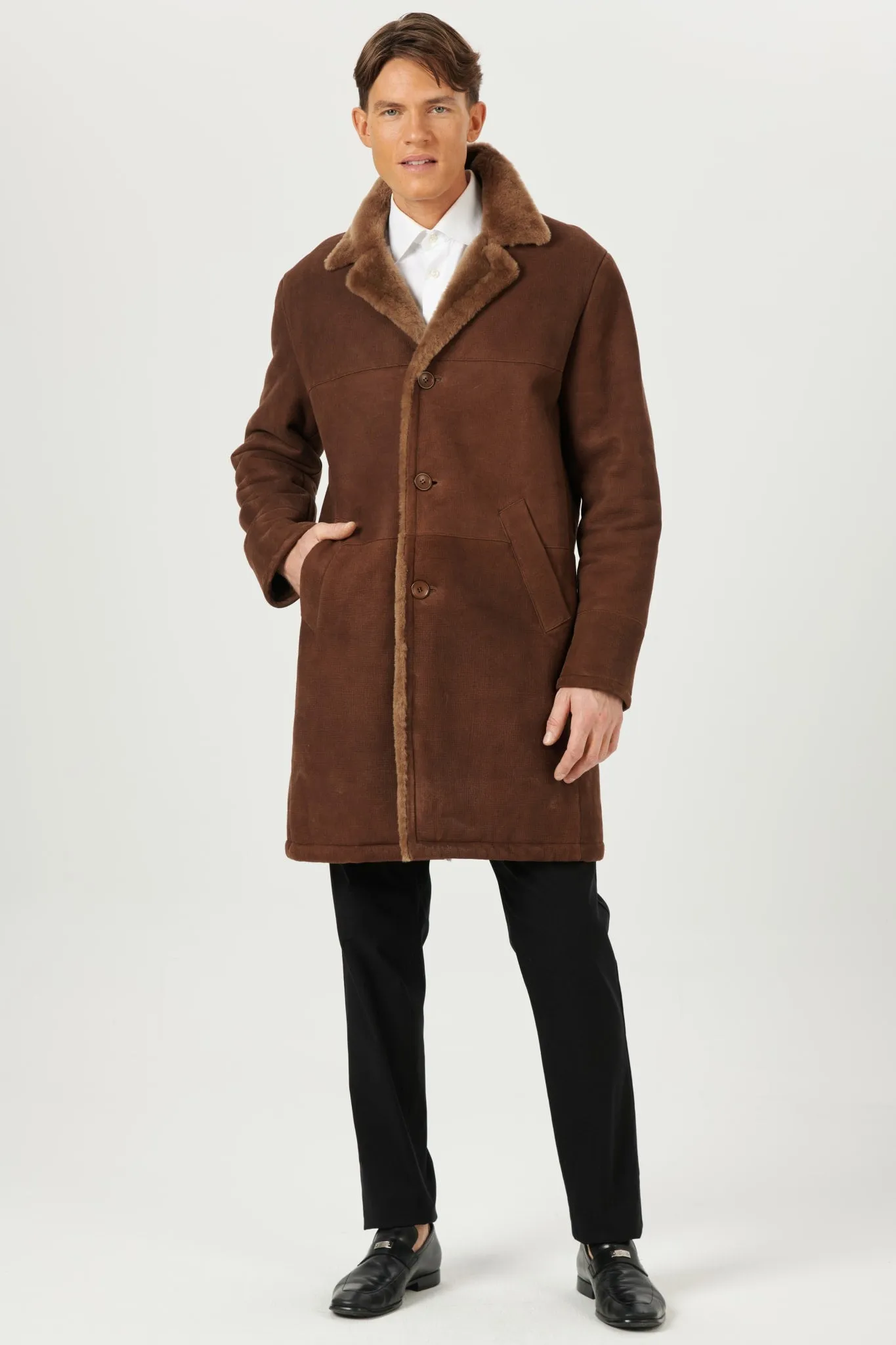 Men's Select Shearling Lamb Short Coat