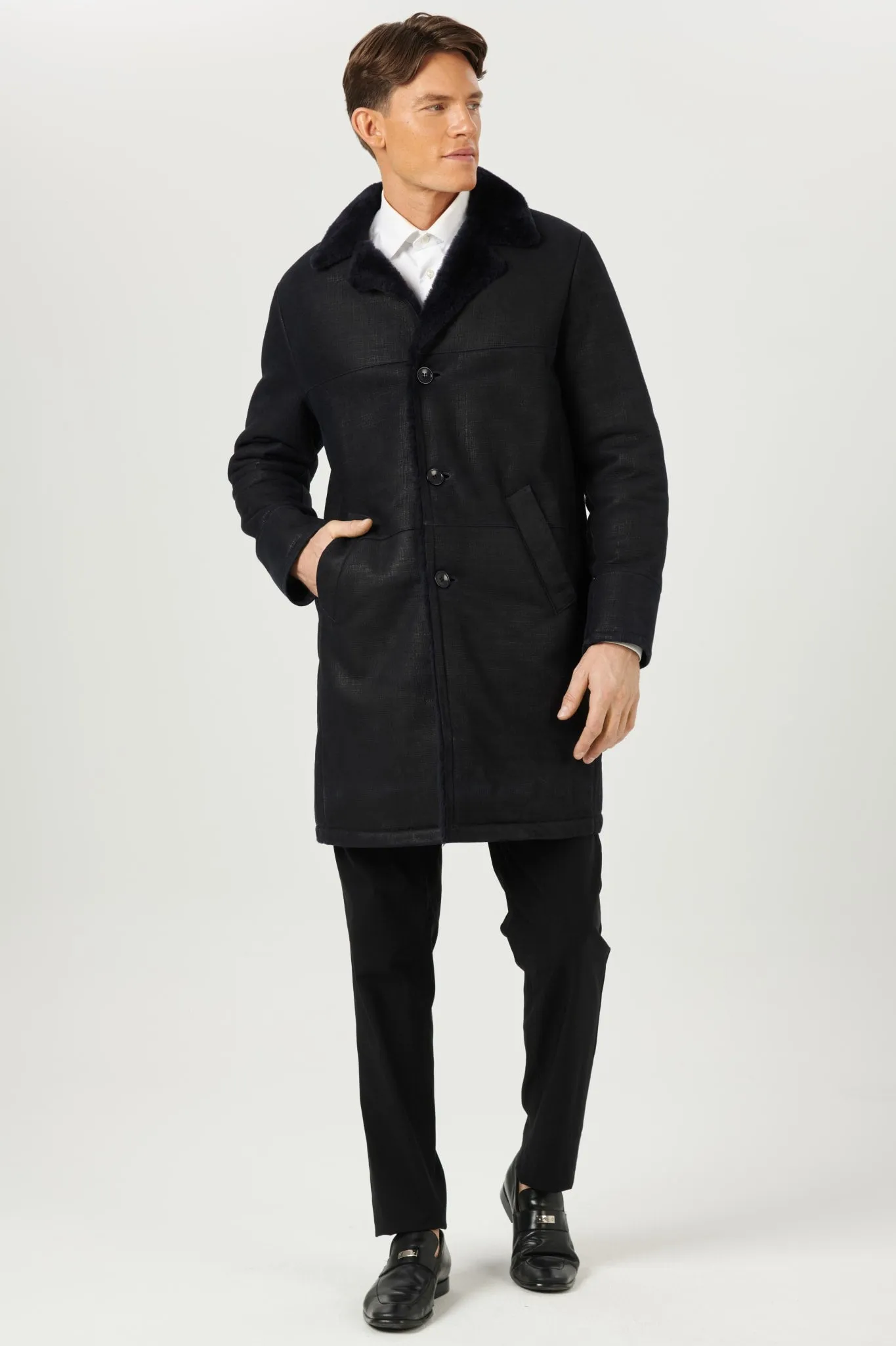 Men's Select Shearling Lamb Short Coat