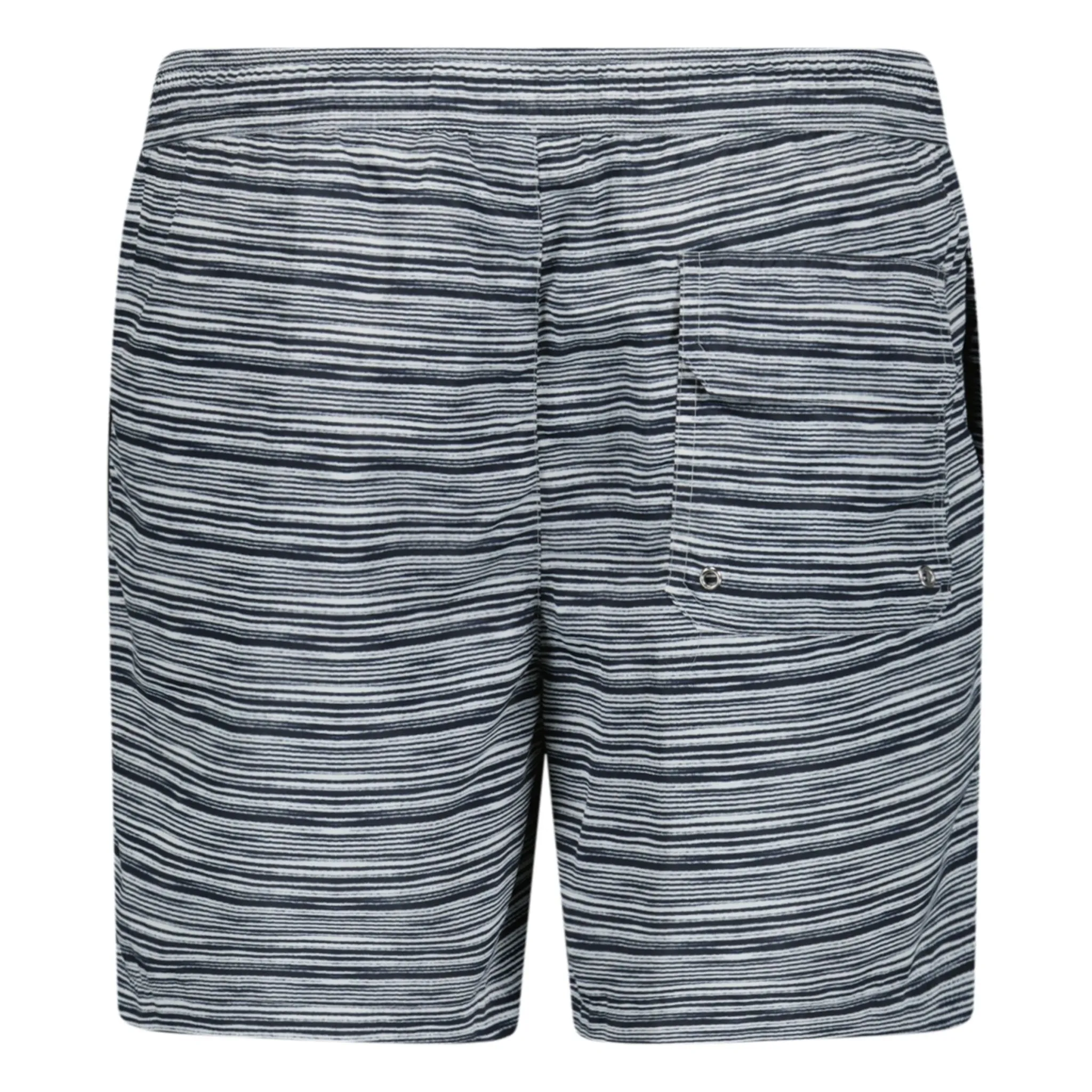 MISSONI LINES SWIM SHORTS BLACK AND WHITE