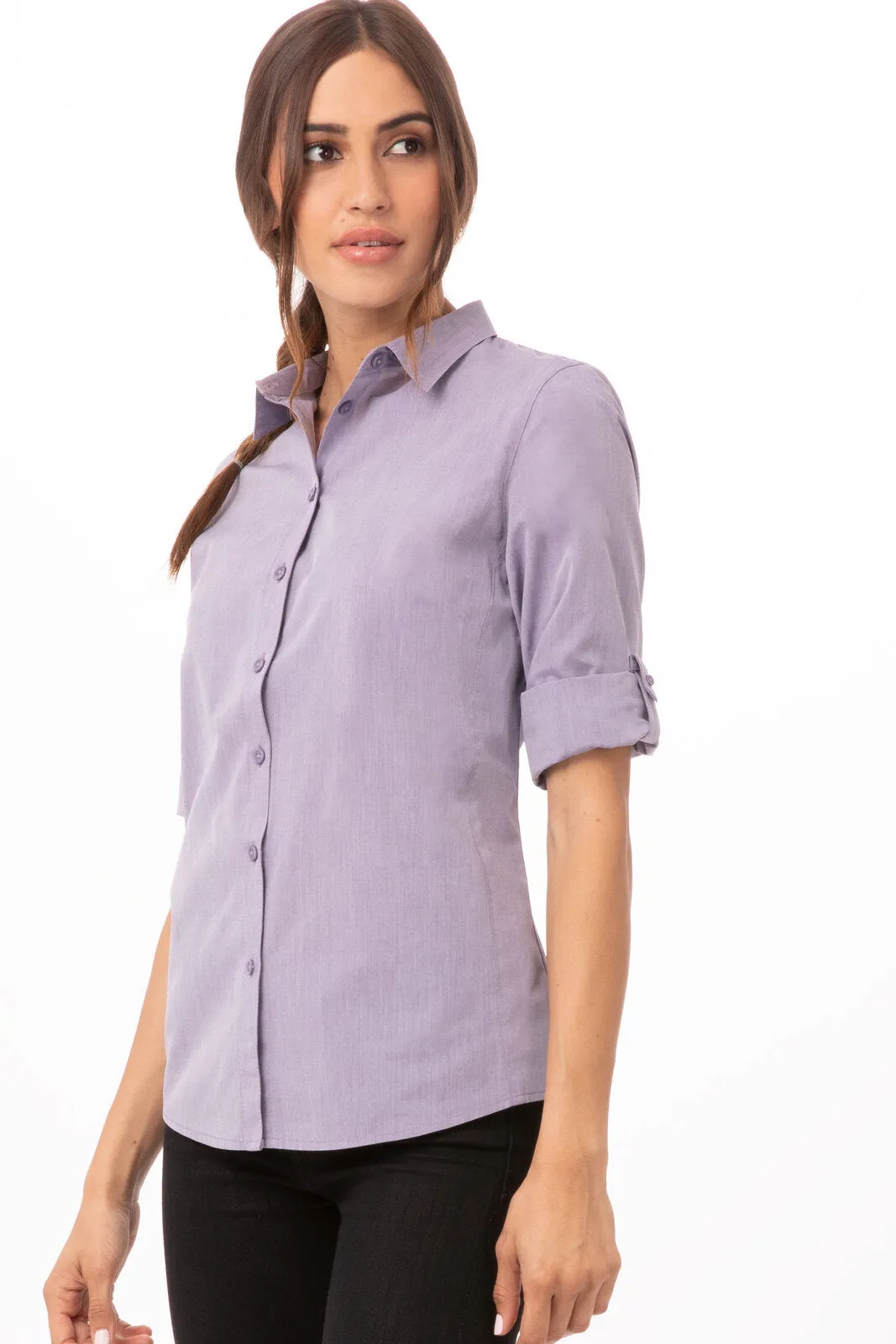 Modern Chambray Women's Dress Shirt