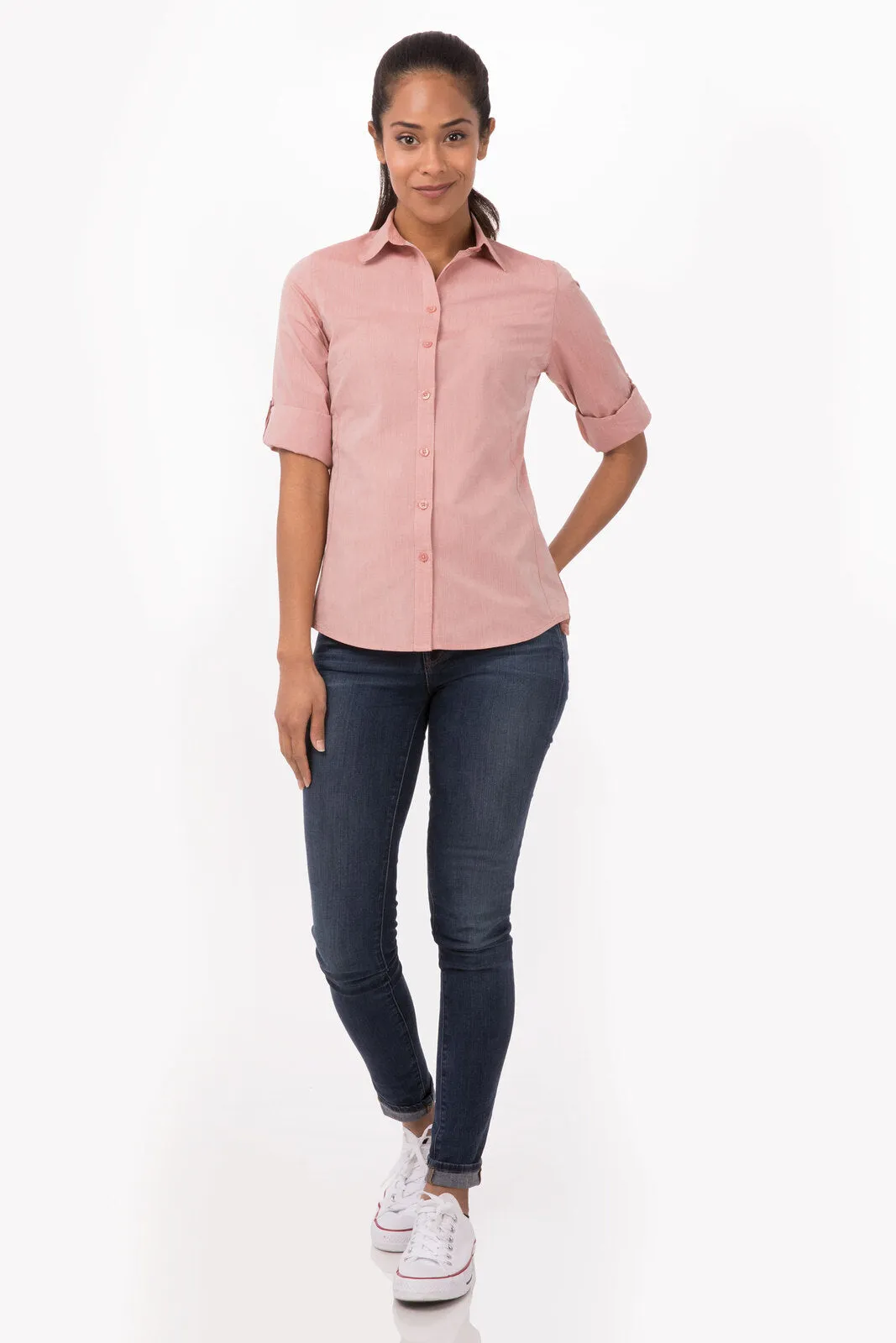 Modern Chambray Women's Dress Shirt