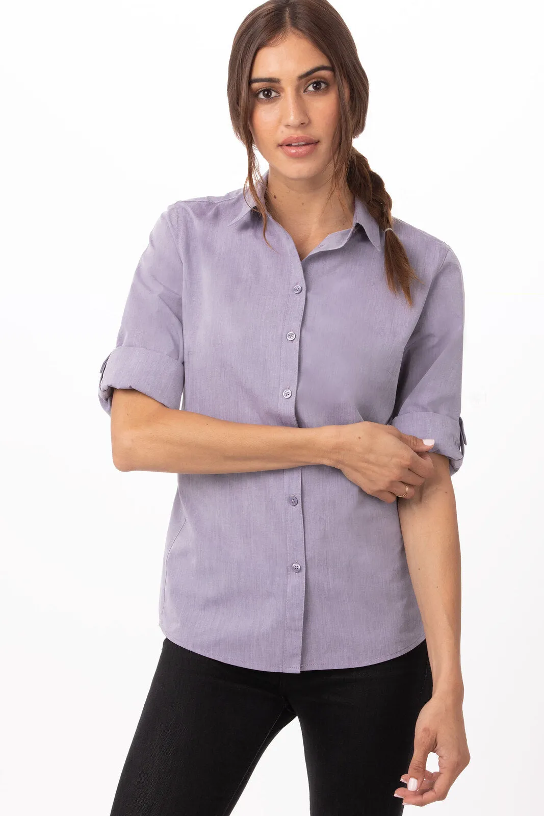 Modern Chambray Women's Dress Shirt