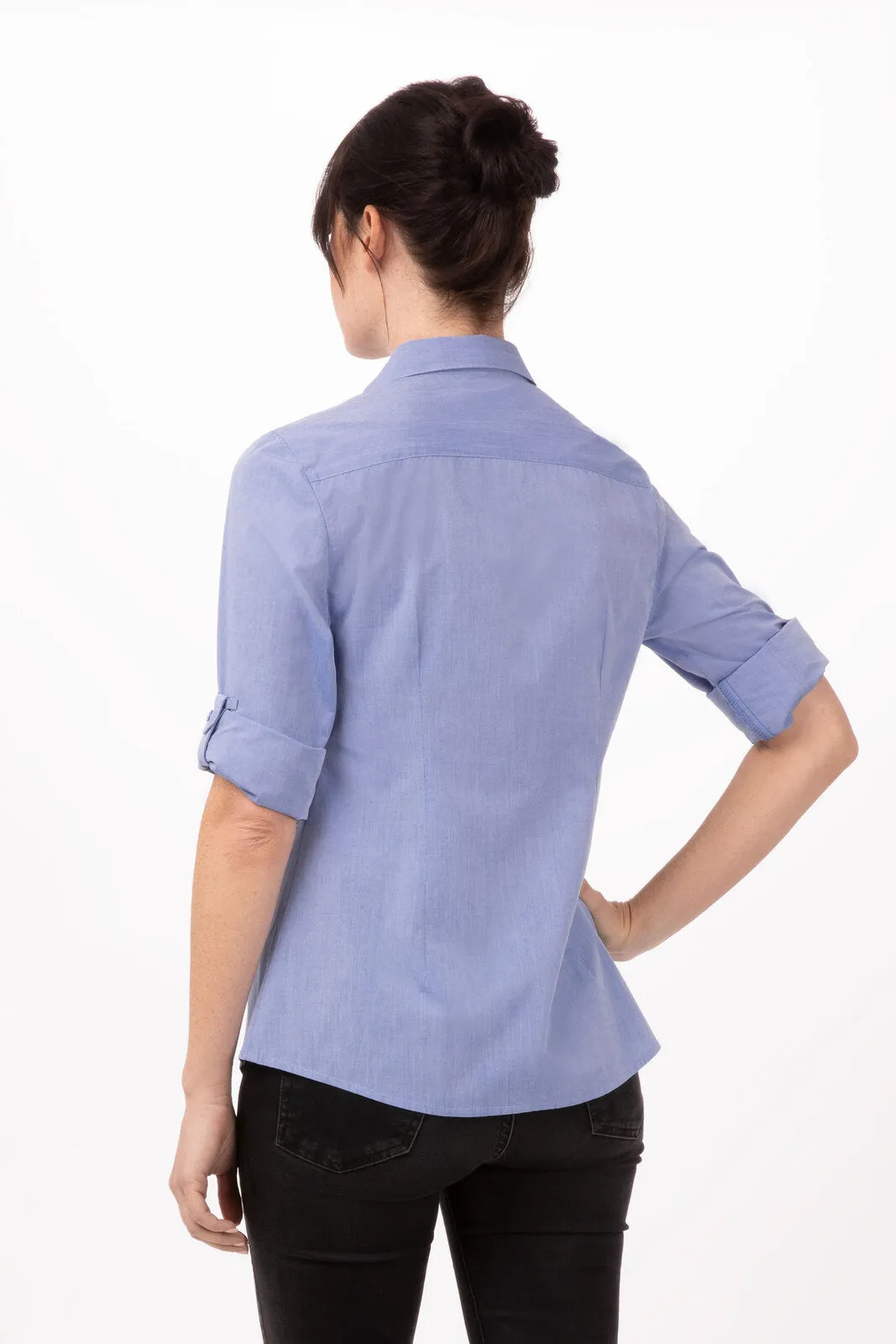 Modern Chambray Women's Dress Shirt