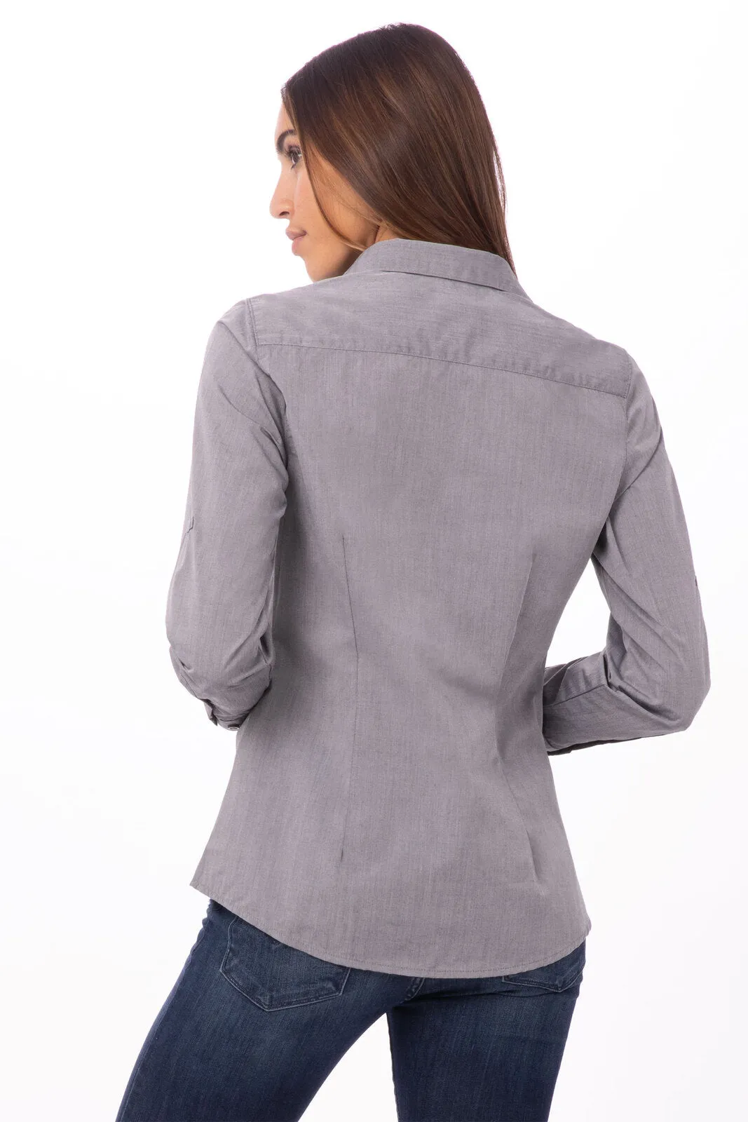 Modern Chambray Women's Dress Shirt