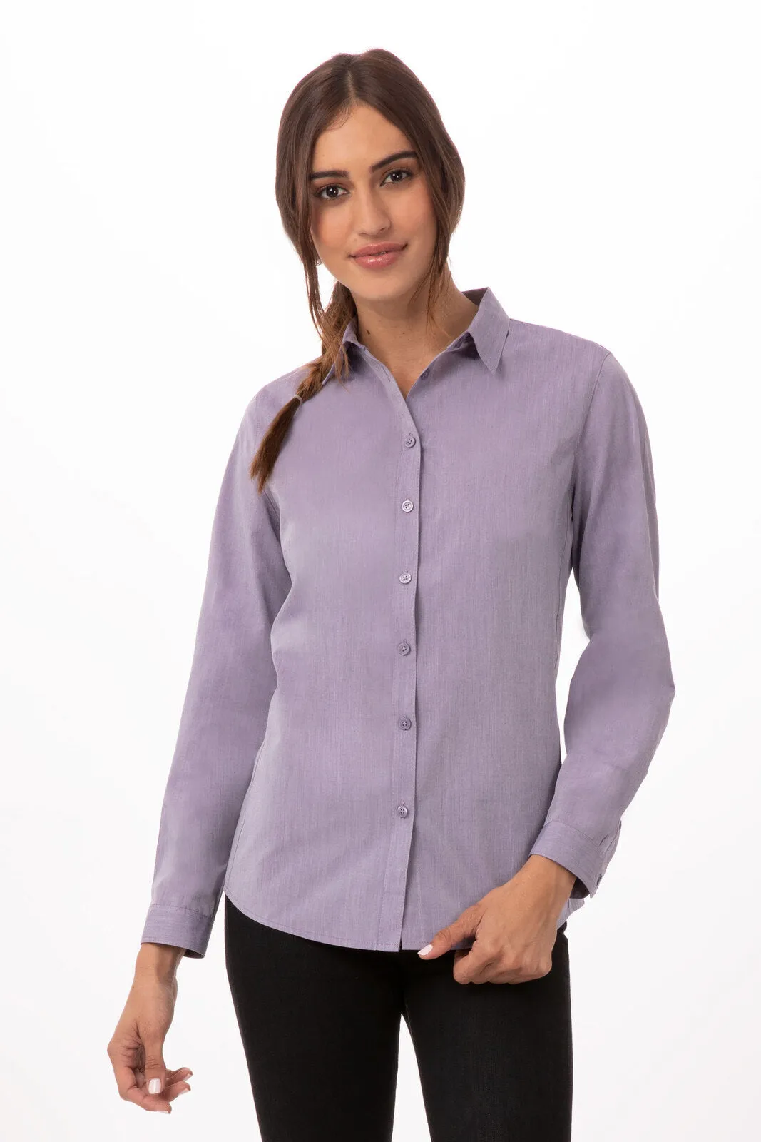 Modern Chambray Women's Dress Shirt