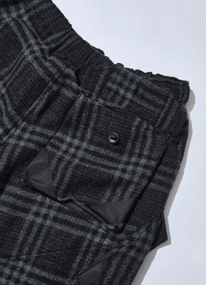 PCU TROUSERS | Black Check