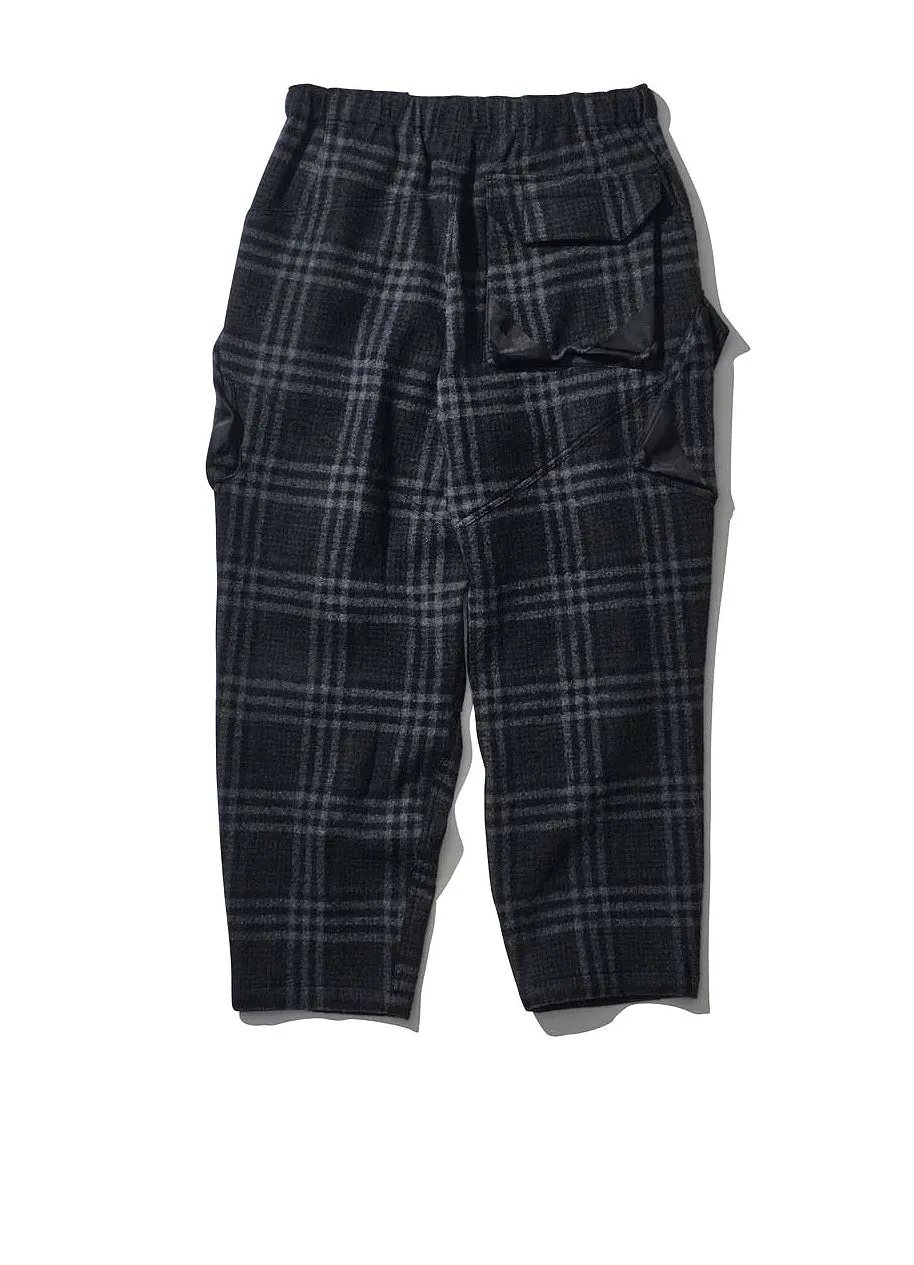 PCU TROUSERS | Black Check