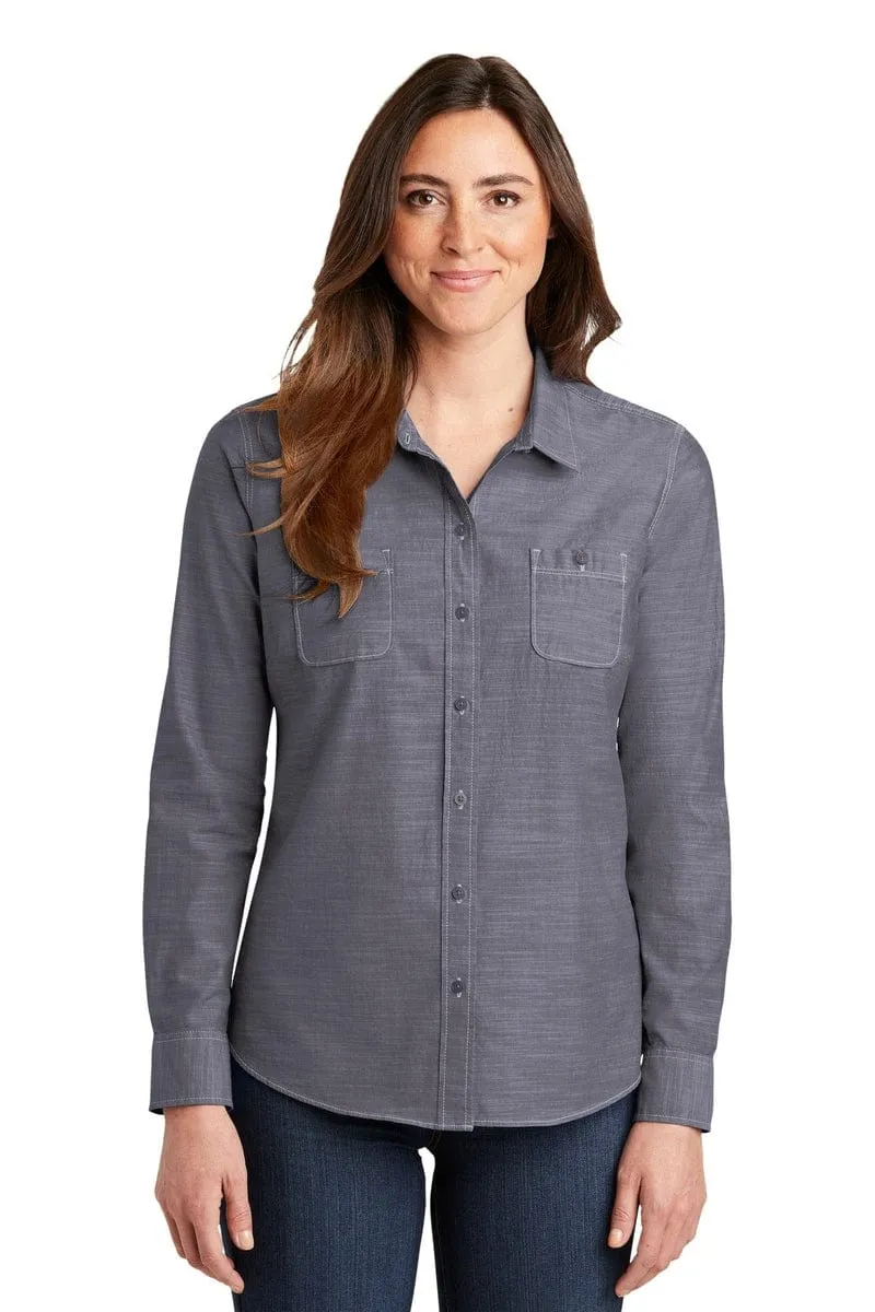 Port Authority ®  Ladies Slub Chambray Shirt. LW380