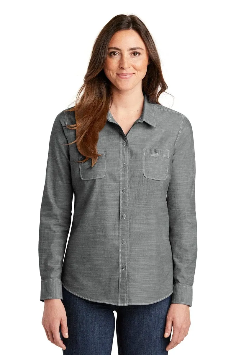 Port Authority ®  Ladies Slub Chambray Shirt. LW380