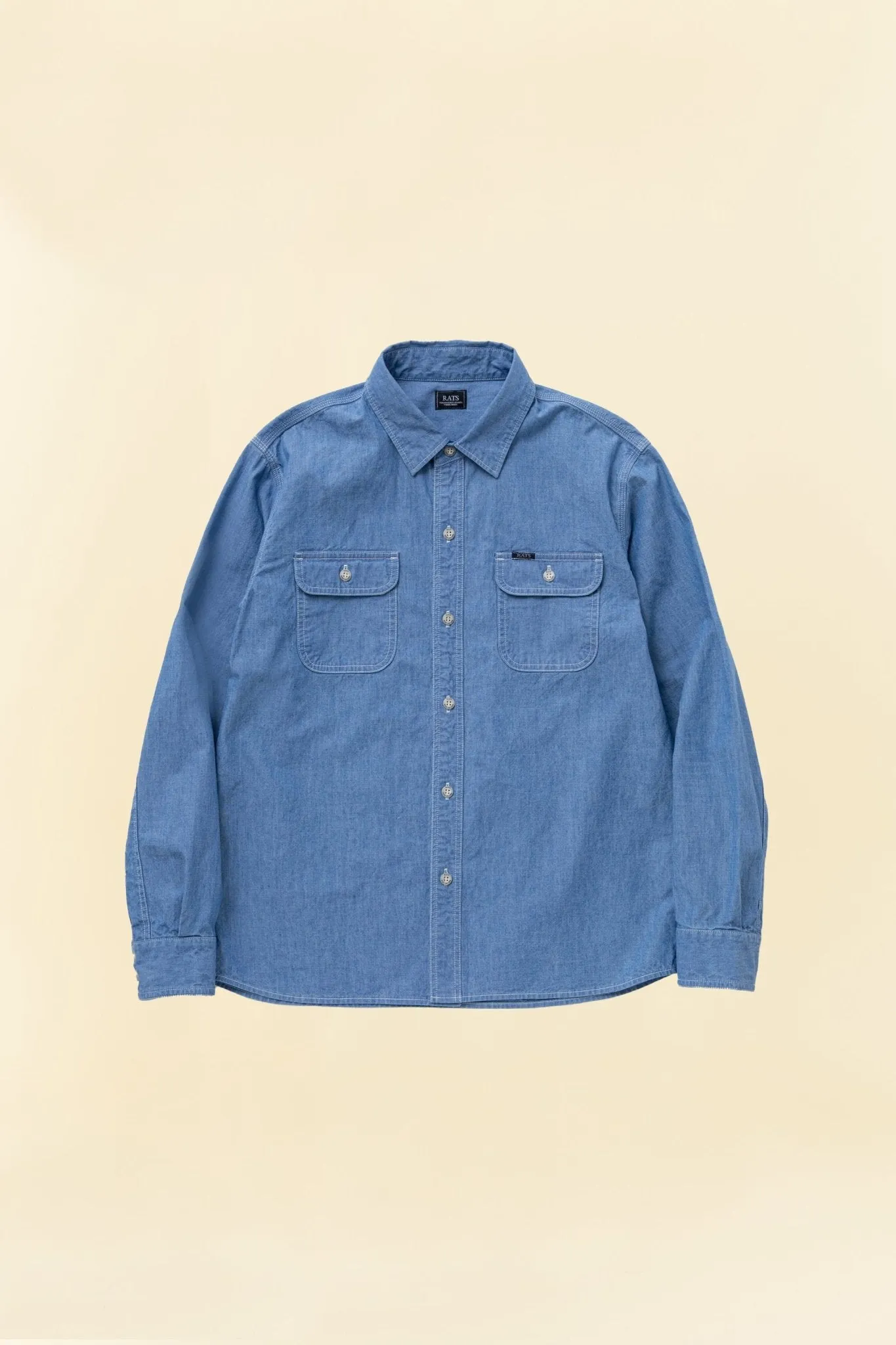 Rats Chambray Shirt - Indigo