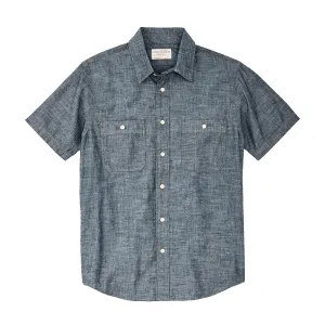 Short Sleeve Chambray Shirt | Indigo