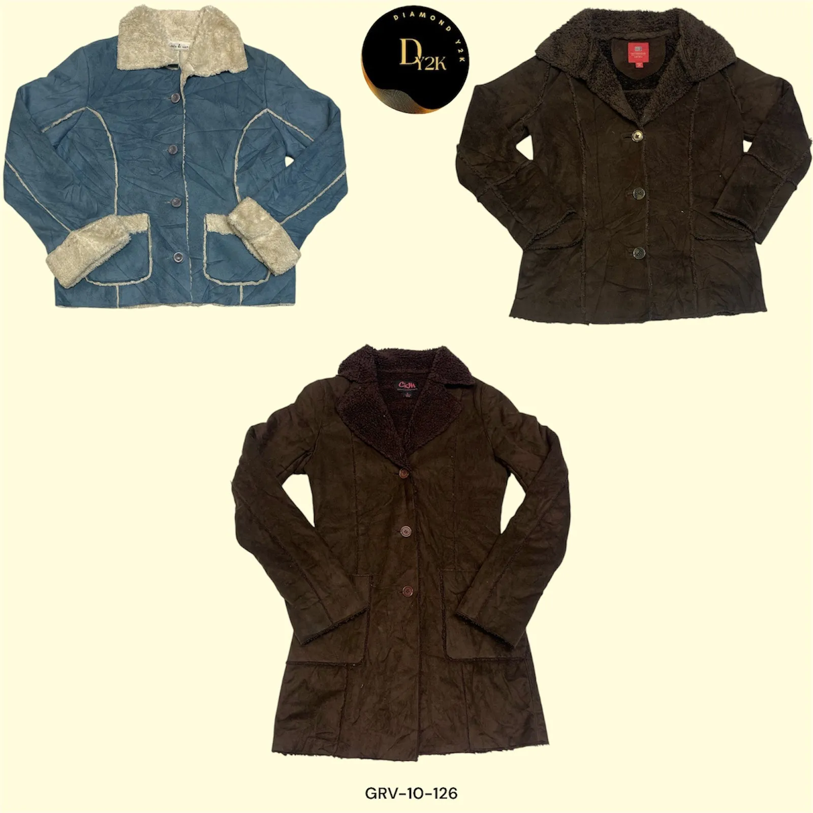 Stylish Y2K Shearling Jacket: Ultimate Warmth & Flair (GRV-10-126)