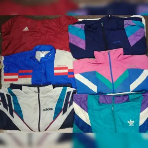 Vintage adidas windbreakers and light jackets