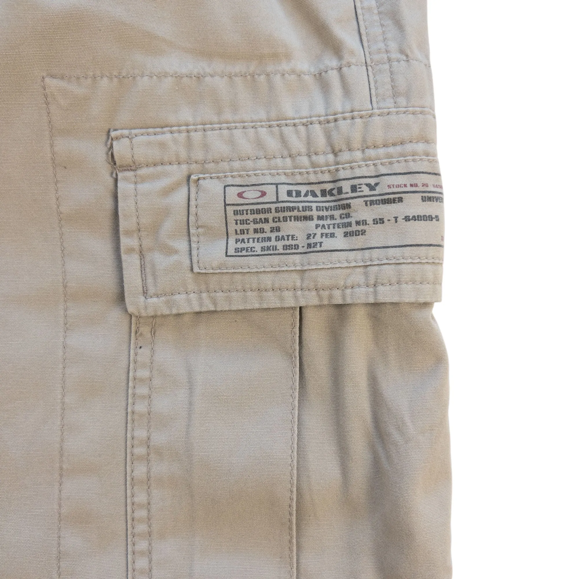 Vintage Oakley Cargo Trousers Size W36