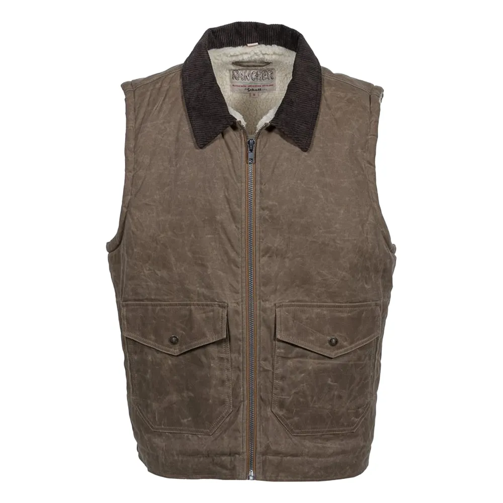 Waxed Cotton Utility Vest