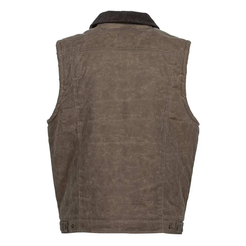 Waxed Cotton Utility Vest